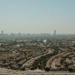 Villas and green spaces in Dubai Hills Estate
